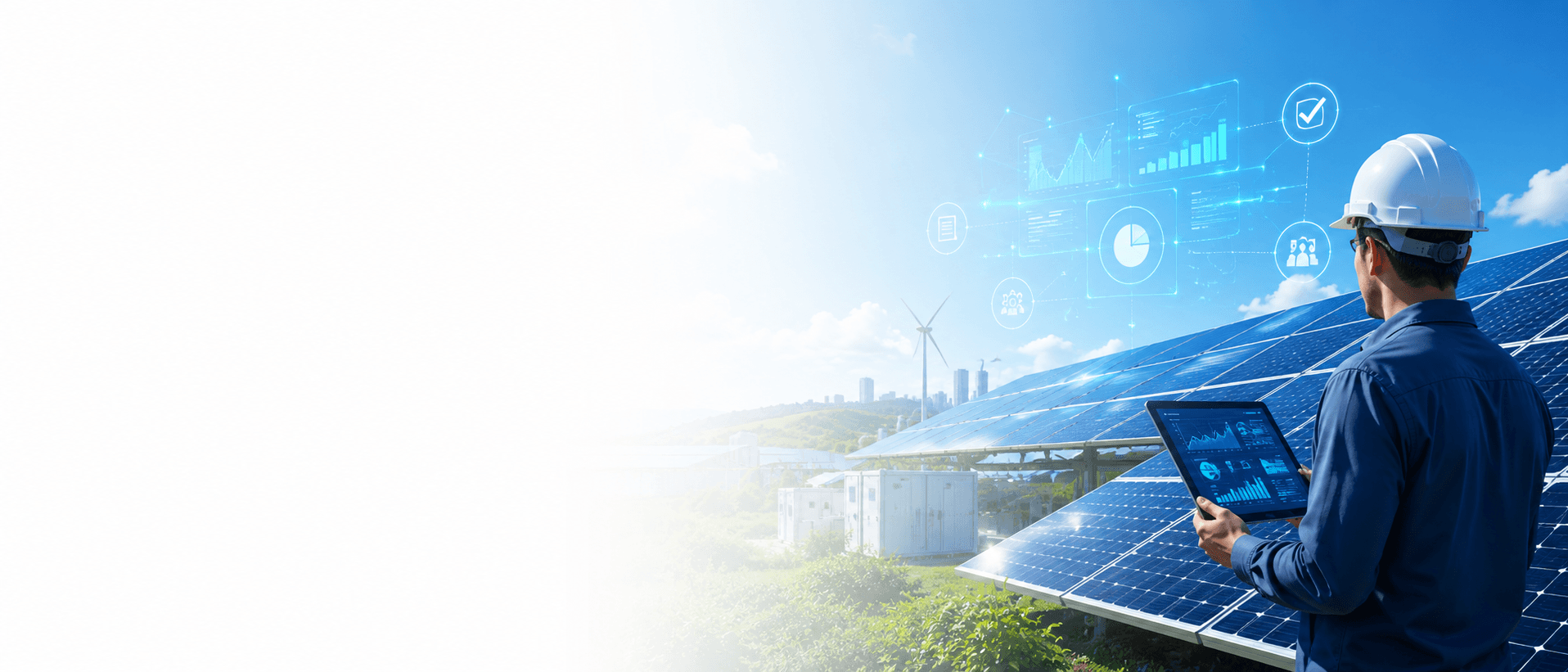 SolarOps platform overview with connected solar operations modules